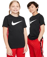 Nike Big Kids Sportswear Cotton Logo Graphic T-Shirt