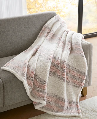 Premier Comfort Alpine Valley Cozy Sherpa Throw, 50" x 60" (A $30.00 Value)