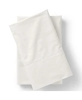 Lands' End 300 Thread Count Cotton Percale Pillowcases