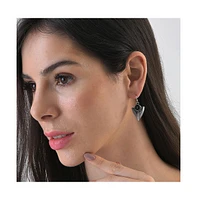 Sohi Women's Oxidised Drop Earrings