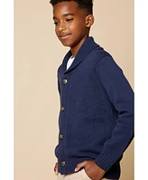 B by Brooks Brothers Big Boys Shawl-Collar Cardigan