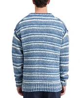 Scotch & Soda Men's Crew Neck Dropped Shoulder Boucle Sweater