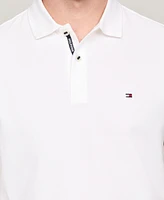 Tommy Hilfiger Men's Regular-Fit Stripe-Sleeve Polo Shirt