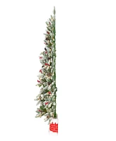 National Tree Company Snowberry Half Tree, 5 feet.