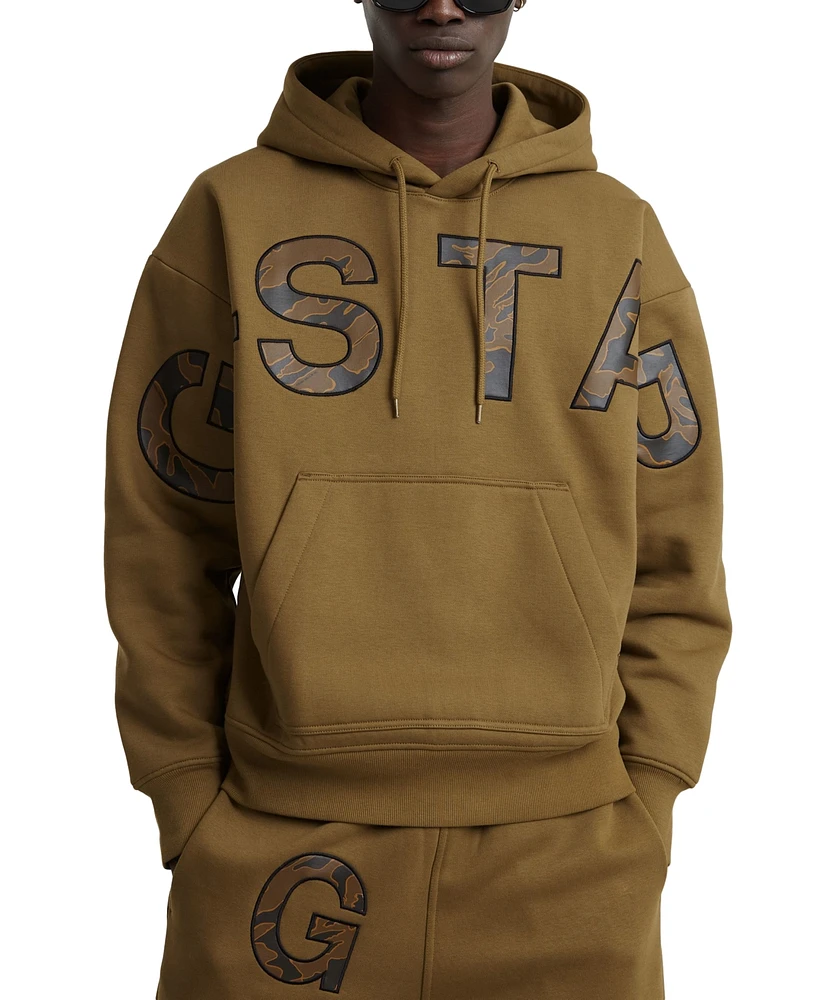 G-Star Raw Men's Heavyweight Fleece Logo Hoodie