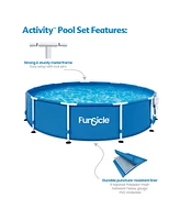 Funsicle 12' x 30" Outdoor Activity Round Frame Above Ground Swimming Pool Set