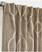 Ihi Home Cordoba Faux Silk Taffeta Curtain Panel