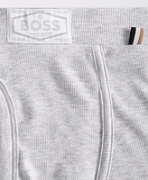 Boss by Hugo Men's Ribbed-Knit Trunks