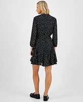 Tommy Hilfiger Women's Dot-Print Collared Shirtdress