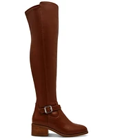 Dv Dolce Vita Women's Elyse Over-The-Knee Buckle Block Heel Boot