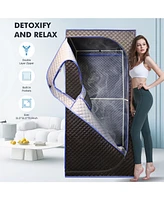 Portable Full-Size Steam Sauna for Relaxation and Detoxification