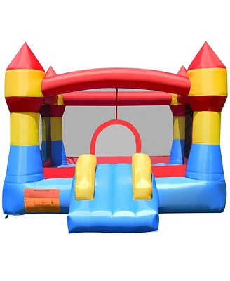 Slickblue Inflatable Bounce House Castle Jumper Without Blower