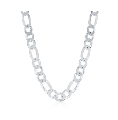 Simona Sterling Silver 7.5mm Figaro Chain