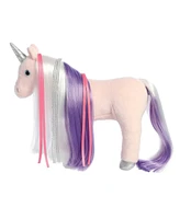 Aurora Medium Mane Event Starlight Unicorn Breyer Exquisite Plush Toy Pink 12"