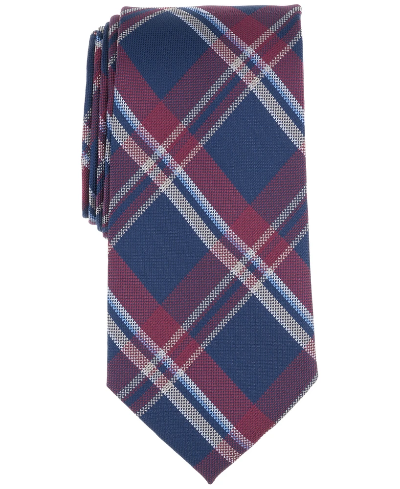 Club Room Men's Corson Classic Plaid Tie, Created for Macy's