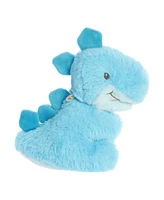 ebba Small Sydney Stego Rattle Eco Eco-Friendly Baby Plush Toy Blue 5.5"