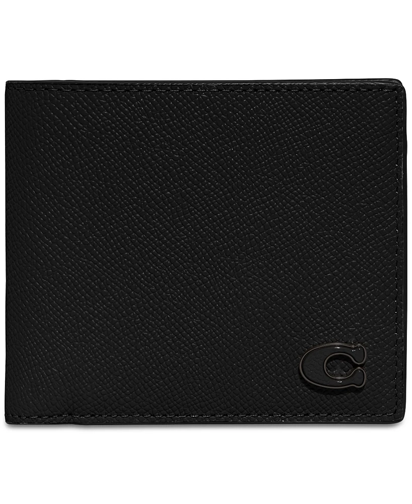 Coach Men's Crossgrain Leather Coin Wallet