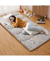 Caromio Futon Mattress Twin Size, Floor Mattress Pad Portable Dorm Sleeping Pad