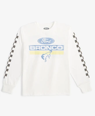 Grayson Threads Kids, The Label Big Boys Long-Sleeve Bronco Graphic T-Shirt