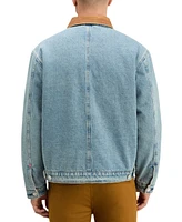 Scotch & Soda Men's Corduroy Collar Denim Jacket