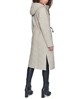 Karl Lagerfeld Paris Women's Hooded Quilted Anorak Coat, Created for Macy's