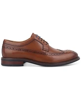 Bar Iii Men's Asherr Long Wing Brogue Leather Dress Shoes, Created for Macy's