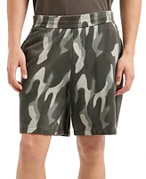 A|X Armani Exchange Men's Elastic Camo Shorts