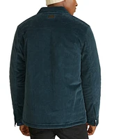 Hudson Men's Corduroy Shirt Jacket with Quilted Liner