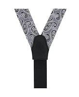 Trafalgar Willard's Wavy Paisley Silk Button End Private Collection Suspenders