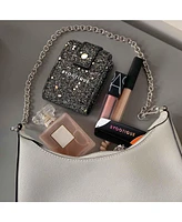 Byootique Portable Lipstick Case Lip Gloss Pouch with Mirror for Purse Mini Bag
