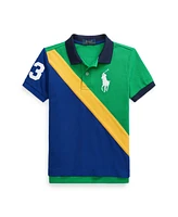 Polo Ralph Lauren Toddler and Little Boys Big Pony Cotton Mesh Shirt