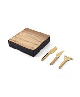 Rabbit Cheese Board & Knives 4-Pc. Set