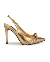 Nine West Women's Faive Pointy Toe Dress Slingback Pumps