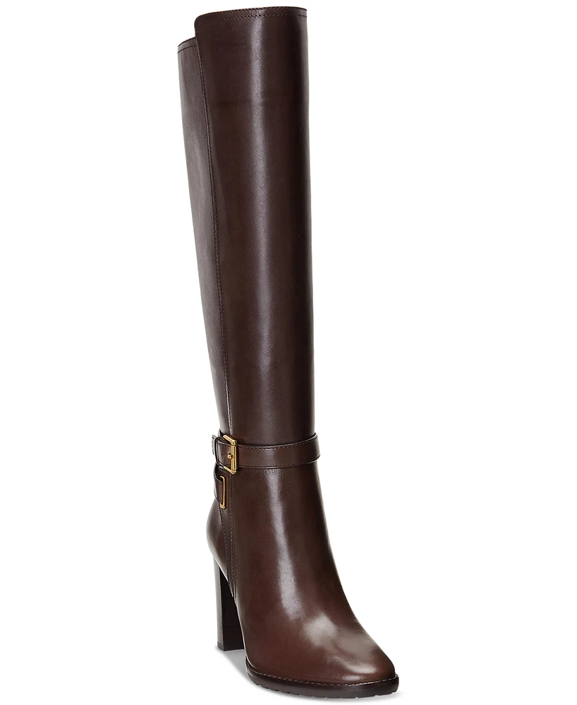 Lauren Ralph Women's Manchester Buckled Dress Boots