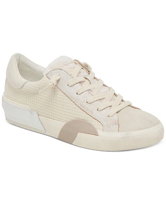 Dolce Vita Women's Zina Plush Lace-Up Sneakers