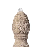John Timberland Domanico Italian Outdoor Floor Bubbler Fountain and Waterfalls 57" High 3 Tiered Basins Decor for Garden Patio Backyard Deck Home Lawn