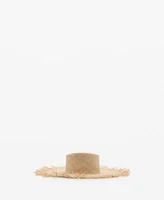 Mango Women's Natural Fiber Maxi Hat