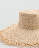 Mango Women's Natural Fiber Maxi Hat