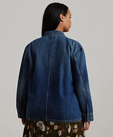 Lauren Ralph Plus Denim Shirt Jacket