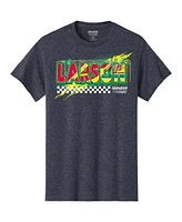 Hendrick Motorsports Team Collection Men's Heather Navy Kyle Larson Neon Paint T-Shirt