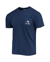 Image One Men's Navy Air Force Falcons Campus Americana T-Shirt