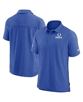 Nike Men's Royal Indianapolis Colts Sideline Lockup Performance Polo