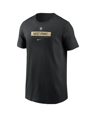 Nike Big Boys and Girls Black Army Black Knights Athletics T-Shirt