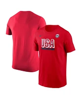 Nike Men's Red Usa Basketball Core T-Shirt