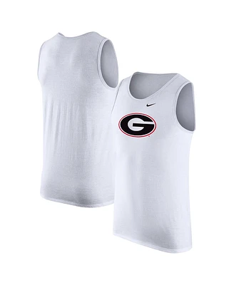 Nike Men's White Georgia Bulldogs Tank Top