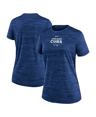 Nike Women's Royal Chicago Cubs Authentic Collection Velocity Performance T-Shirt