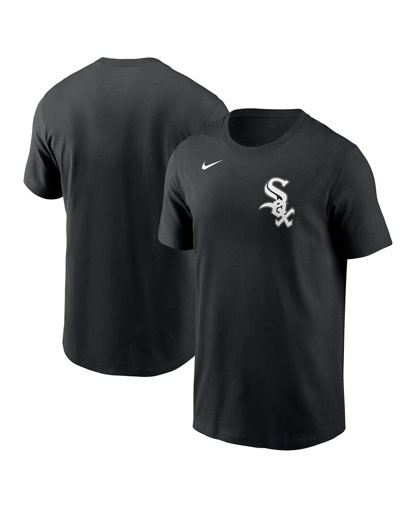 Nike Men's Black Chicago White Sox Fuse Wordmark T-Shirt