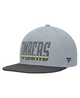 Fanatics Men's Gray Portland Timbers Smoke Snapback Hat