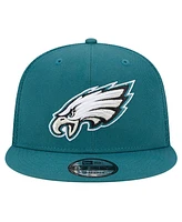 New Era Men's Midnight Green Philadelphia Eagles Main Trucker 9FIFTY Snapback Hat