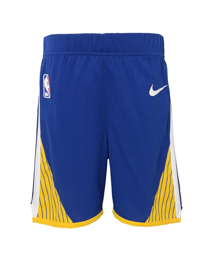 Nike Toddler Royal Golden State Warriors Icon Replica Shorts